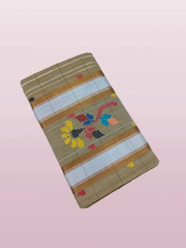 SAREES TIRUNELVELI RAYONxCOTTON Mix CHEDI BUTTA 550 cms SLNC